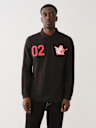 BUDDHA APPLIQUE RUGBY POLO SHIRT