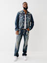 BW x TR BIG T FLAME TRUCKER JACKET