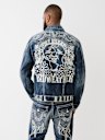 BW x TR BIG T FLAME TRUCKER JACKET