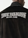 VELOUR BIG T ZIP JACKET
