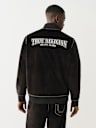 VELOUR BIG T ZIP JACKET
