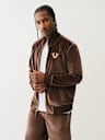VELOUR BIG T ZIP JACKET