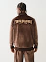 VELOUR BIG T ZIP JACKET