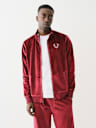 VELOUR BIG T ZIP JACKET