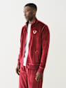 VELOUR BIG T ZIP JACKET