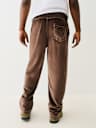 VELOUR BIG T STRAIGHT PANT