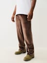 VELOUR BIG T STRAIGHT PANT
