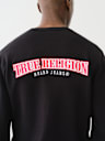 EMBROIDERED LOGO CREW SWEATER