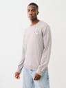 EMBROIDERED LOGO CREW SWEATER