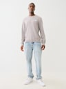 EMBROIDERED LOGO CREW SWEATER