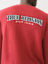 EMBROIDERED LOGO CREW SWEATER