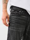 RICKY STUDDED HORSESHOE WING STRAIGHT JEAN