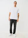 RICKY STUDDED HORSESHOE WING STRAIGHT JEAN