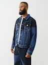 JIMMY CURVED SEAM DENIM JACKET