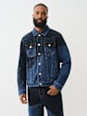 JIMMY CURVED SEAM DENIM JACKET