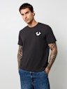 BLAZING WORLD TOUR LOGO APPLIQUE TEE