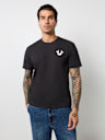 BLAZING WORLD TOUR LOGO APPLIQUE TEE