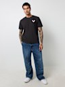BLAZING WORLD TOUR LOGO APPLIQUE TEE