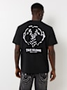 EMBROIDERED WARPED BUDDHA LOGO TEE
