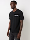 EMBROIDERED WARPED BUDDHA LOGO TEE