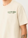 EMBROIDERED WARPED BUDDHA LOGO TEE