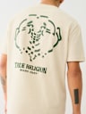 EMBROIDERED WARPED BUDDHA LOGO TEE