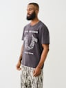 EMBROIDERED RADIO WAVE HORSESHOE TEE