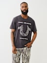 EMBROIDERED RADIO WAVE HORSESHOE TEE