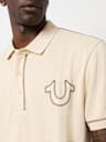FLATLOCK HORSESHOE POLO SHIRT