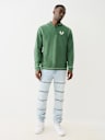 HOODED FLATLOCK HENLEY TEE