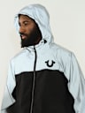 REFLECTIVE ZIP HOODED WINDBREAKER