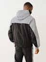 REFLECTIVE ZIP HOODED WINDBREAKER