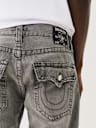 BILLY DESTROYED SLIT BOOTCUT JEAN