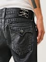 RICKY SUPER T METALLIC STRAIGHT JEAN