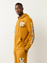 SUDADERA CON CAPUCHA, CIERRE Y LOGOTIPO ESTAMPADO EN RELIEVE