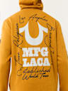 SUDADERA CON CAPUCHA, CIERRE Y LOGOTIPO ESTAMPADO EN RELIEVE
