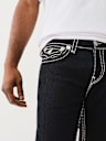 BILLY SUPER T MARLED LUREX BOOTCUT JEAN