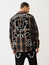 WESTERN BIG T LOGO PLAID SHIRT