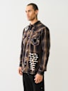 WESTERN BIG T LOGO PLAID SHIRT