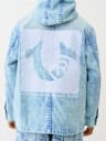 CHAQUETA BIG T DE MEZCLILLA CON CAPUCHA DE USO DIARIO