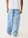 PANTALONES CARGO DE USO GENERAL BIG T DE MEZCLILLA