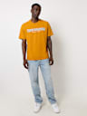 EMBROIDERED REFLECTIVE ARCH LOGO TEE