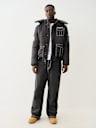FUR HOOD BIG T PUFFER JACKET