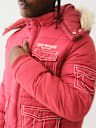 FUR HOOD BIG T PUFFER JACKET