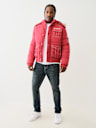 FUR HOOD BIG T PUFFER JACKET
