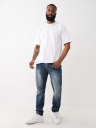 JEANS SKINNY ROCCO BORDADOS CON SOLAPA DE 32"