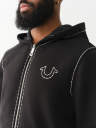 HORSESHOE APPLIQUE SUPER T FLEECE HOODIE