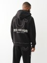 HORSESHOE APPLIQUE SUPER T FLEECE HOODIE