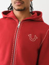 HORSESHOE APPLIQUE SUPER T FLEECE HOODIE