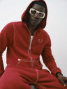 HORSESHOE APPLIQUE SUPER T FLEECE HOODIE